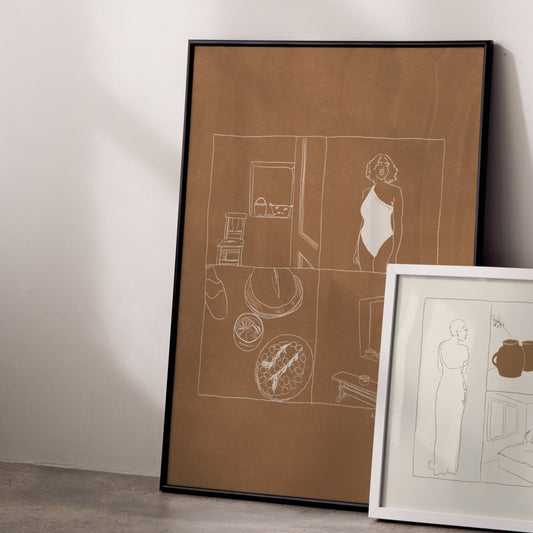 'Mind elsewhere' art print