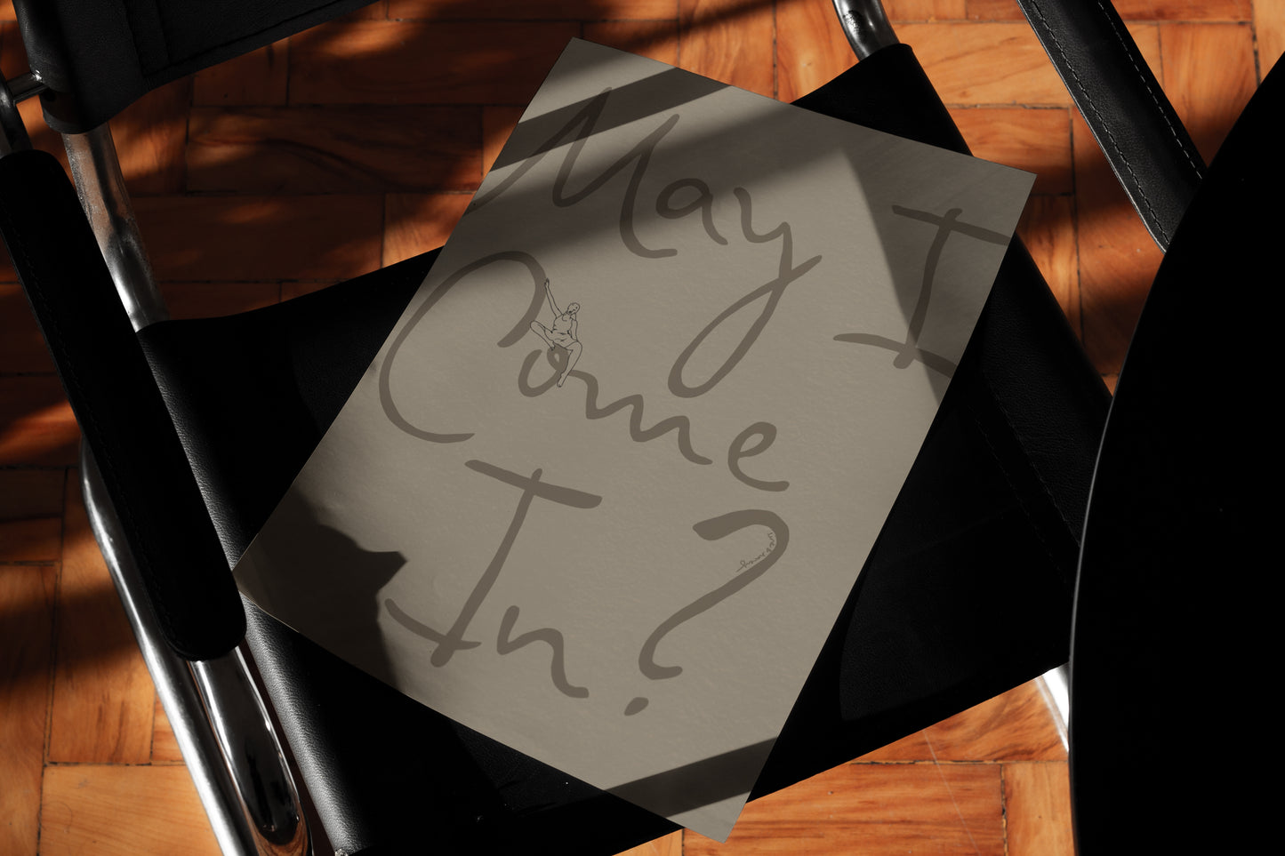 'May I come in?' Print