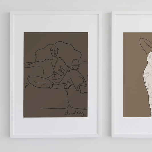 'It's my duality' art print